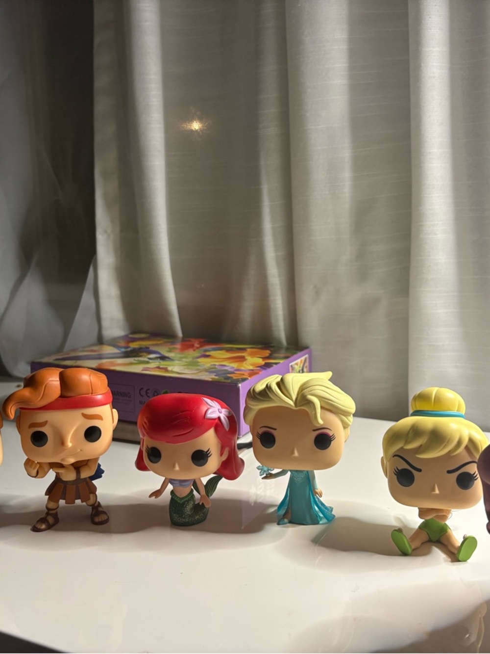 Funko Disney Figures - Red Hair, Blue Dress, Green Outfit, Blondes